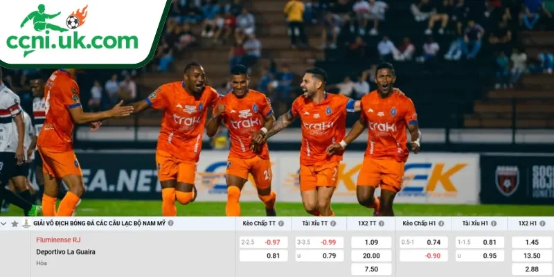 Chi tiết kèo Fluminense vs Deportivo La Guaira (07h30 ngày 28/05)